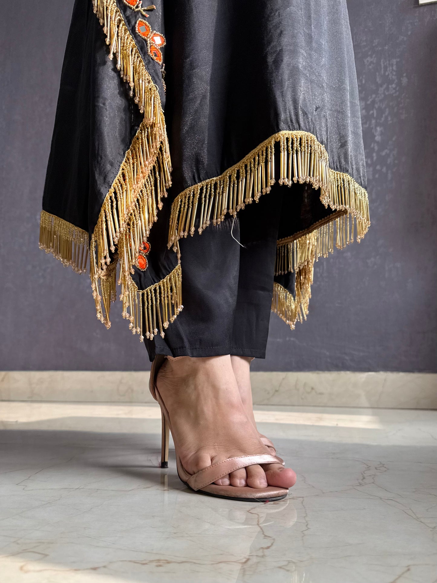 Handwork Sheesha kaftan set