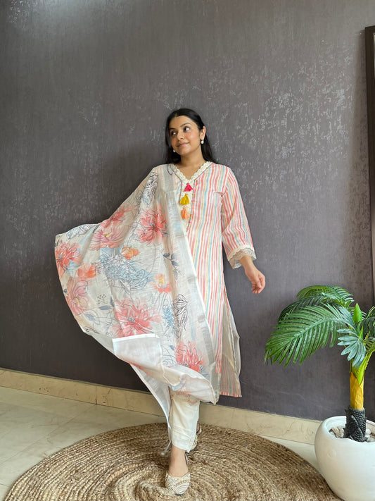 Linen designer suits