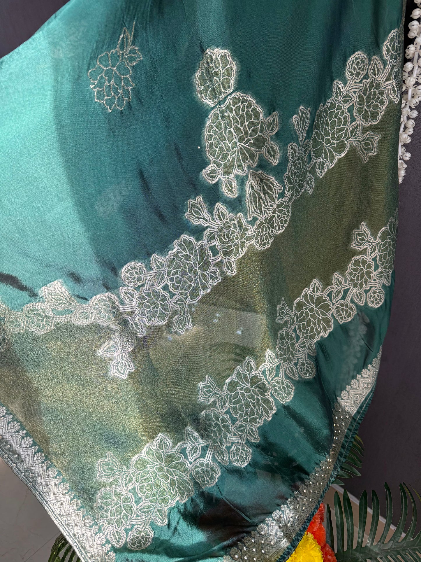 Brocade Benarsi silk suit