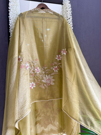 Premium Crush Tissue handwork suit