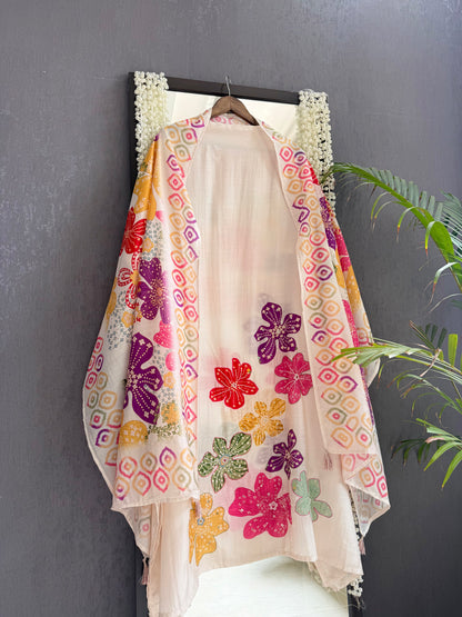 Premium muslin Cotton handwork suit