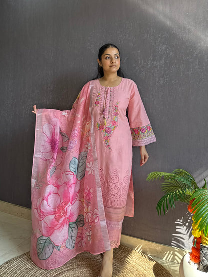 Pakistani schiffili designer suit