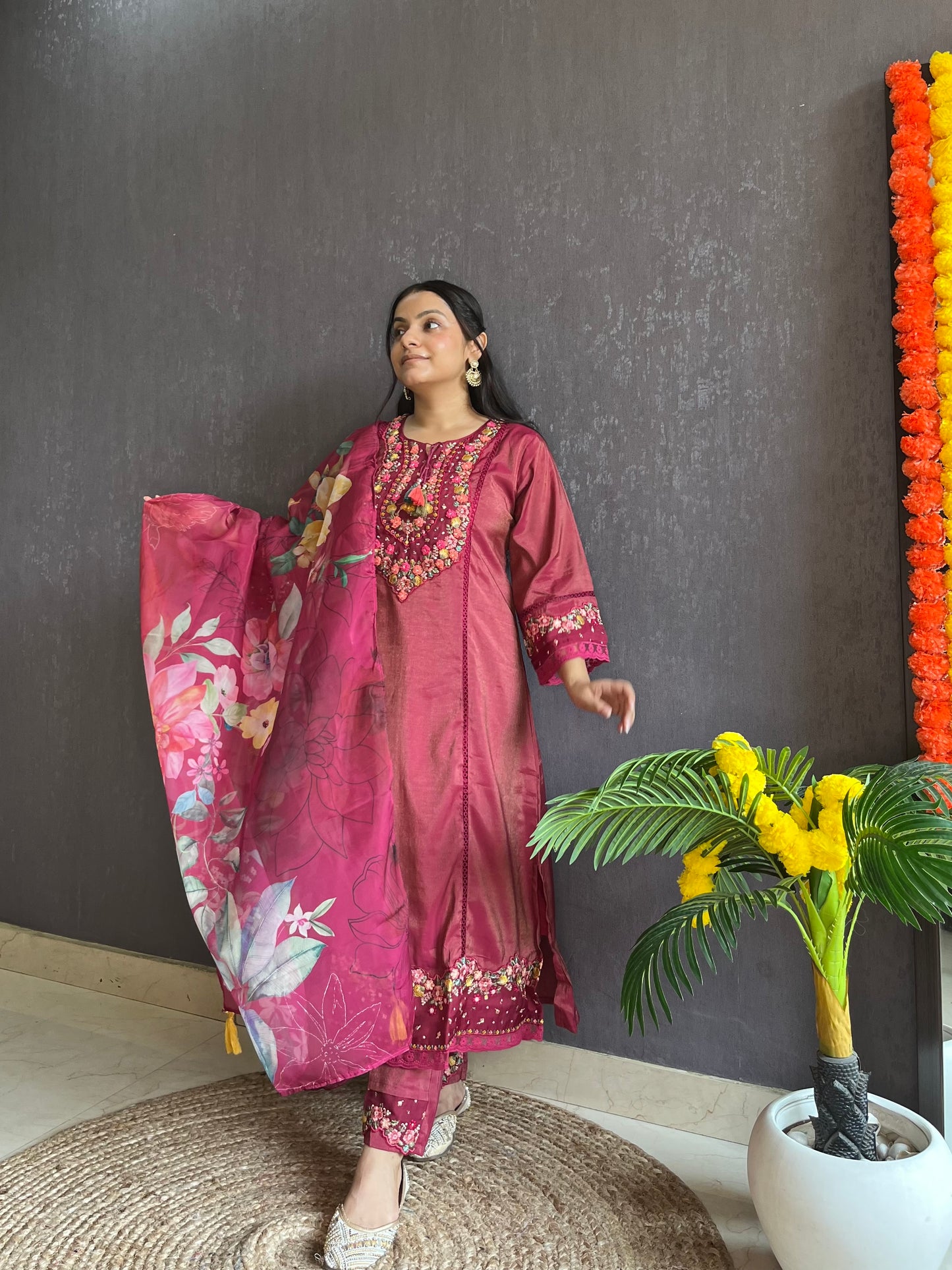 Aline Pakistani Handwork suit
