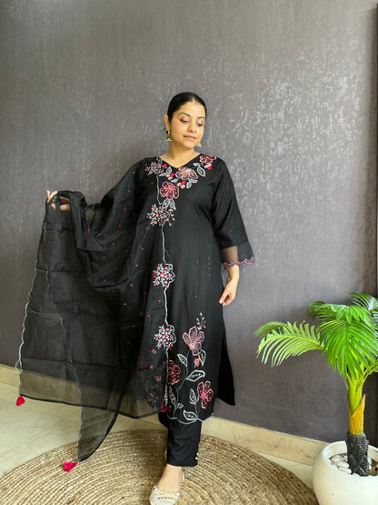 Pure cotton Handwork designer suit set