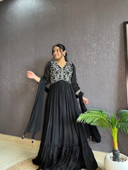 Handwork Anarkali suit