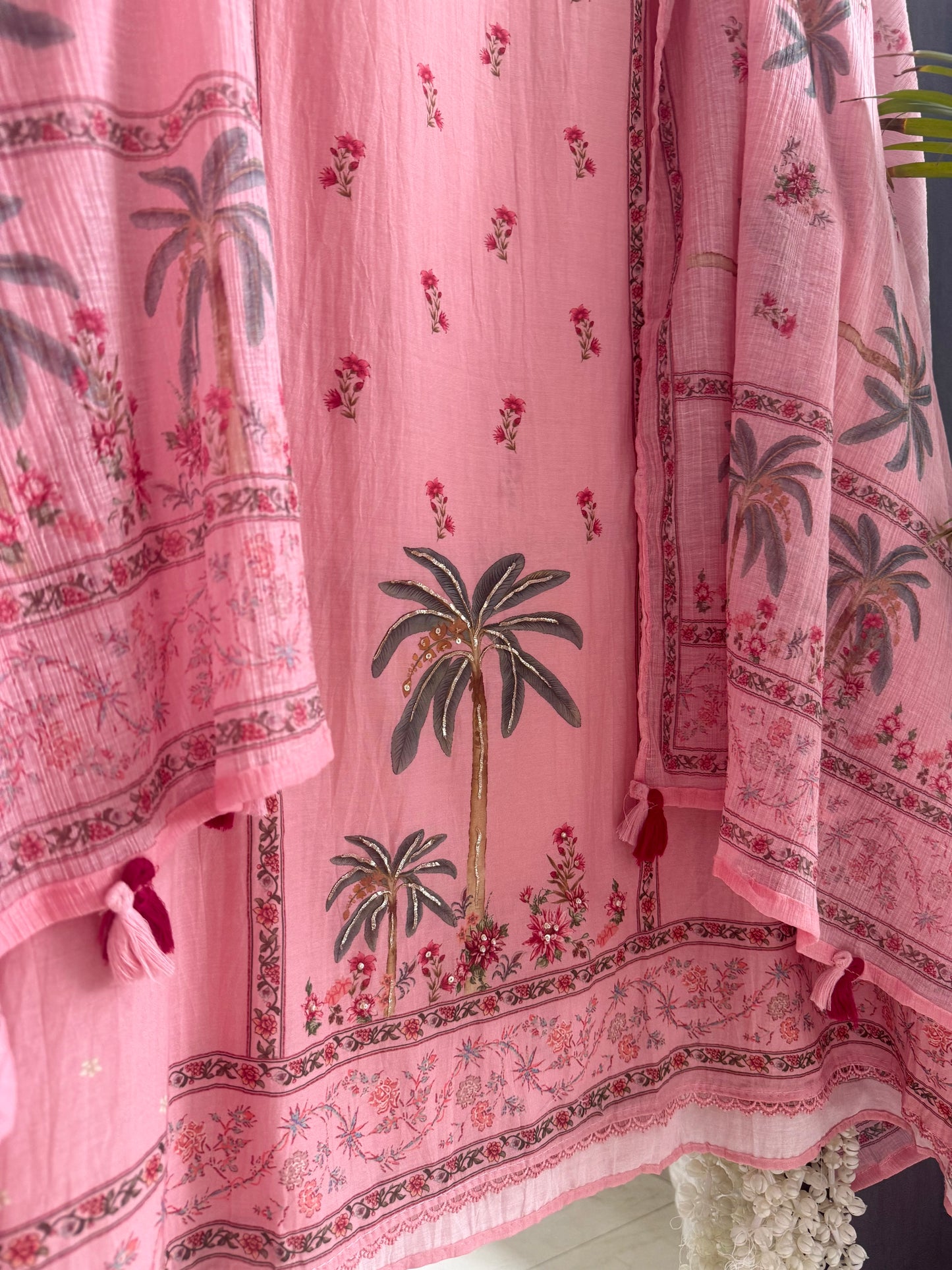 Mulmul cotton tropical suit