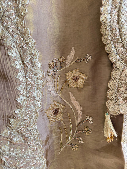 Luxurious Benarsi Tissue silk suit