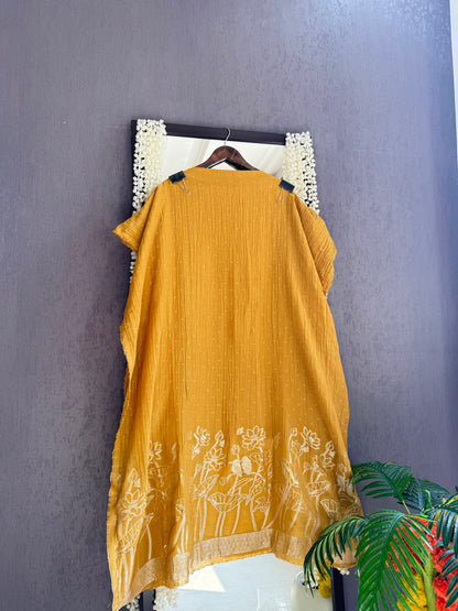 Luxurious crush benarsi lotus suit