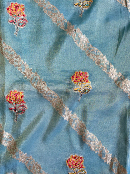 Meenakari Benarsi Tissue silk suit