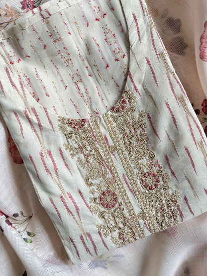 Cotton- Kota Aari work suits