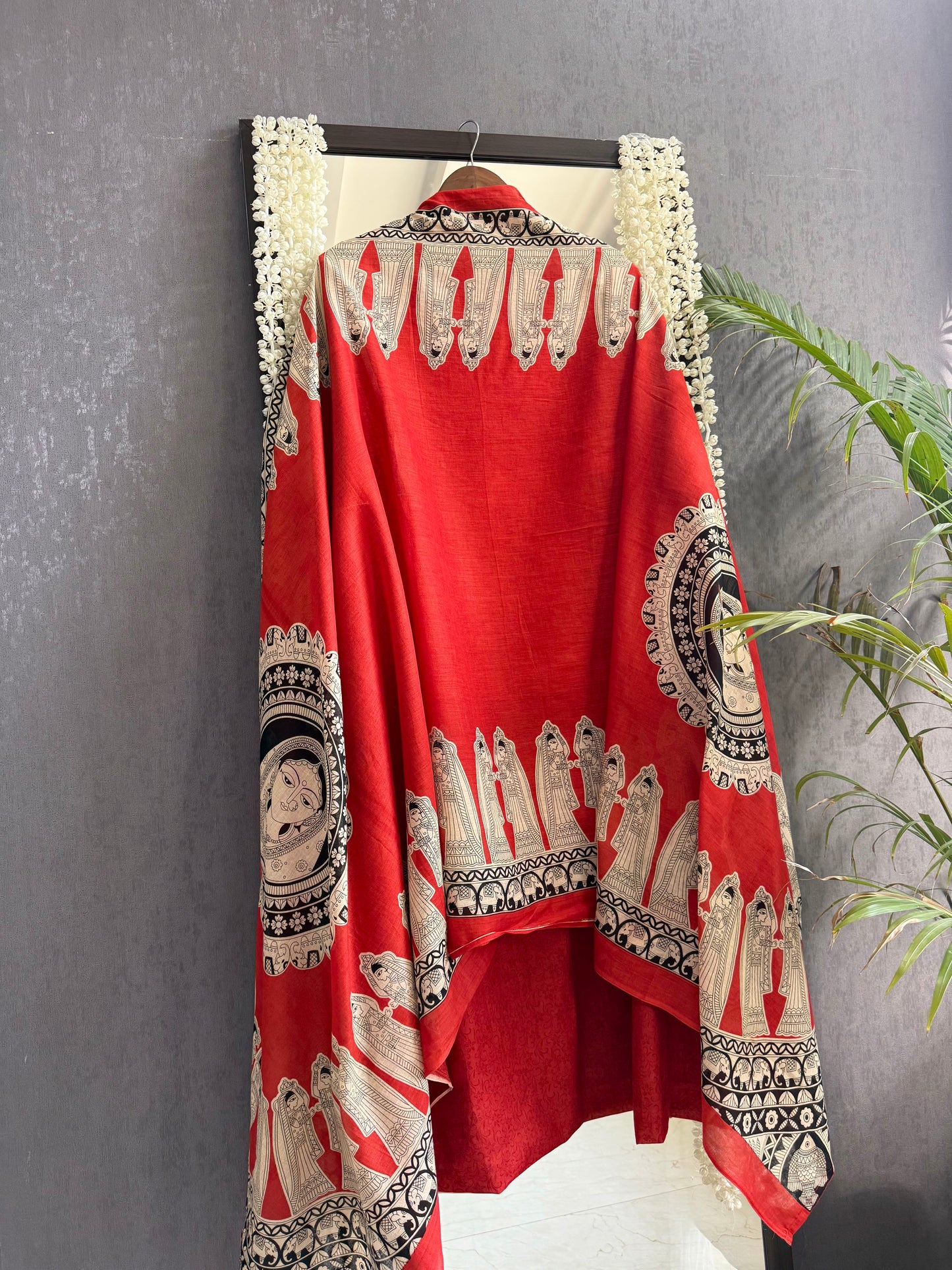 Mulmul cotton raani suit