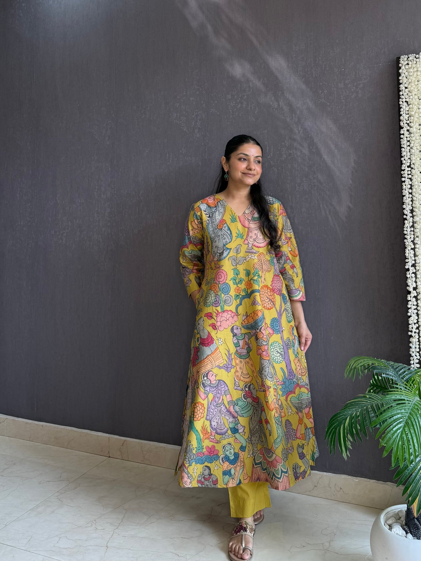 Cotton Kalamkari kurta set