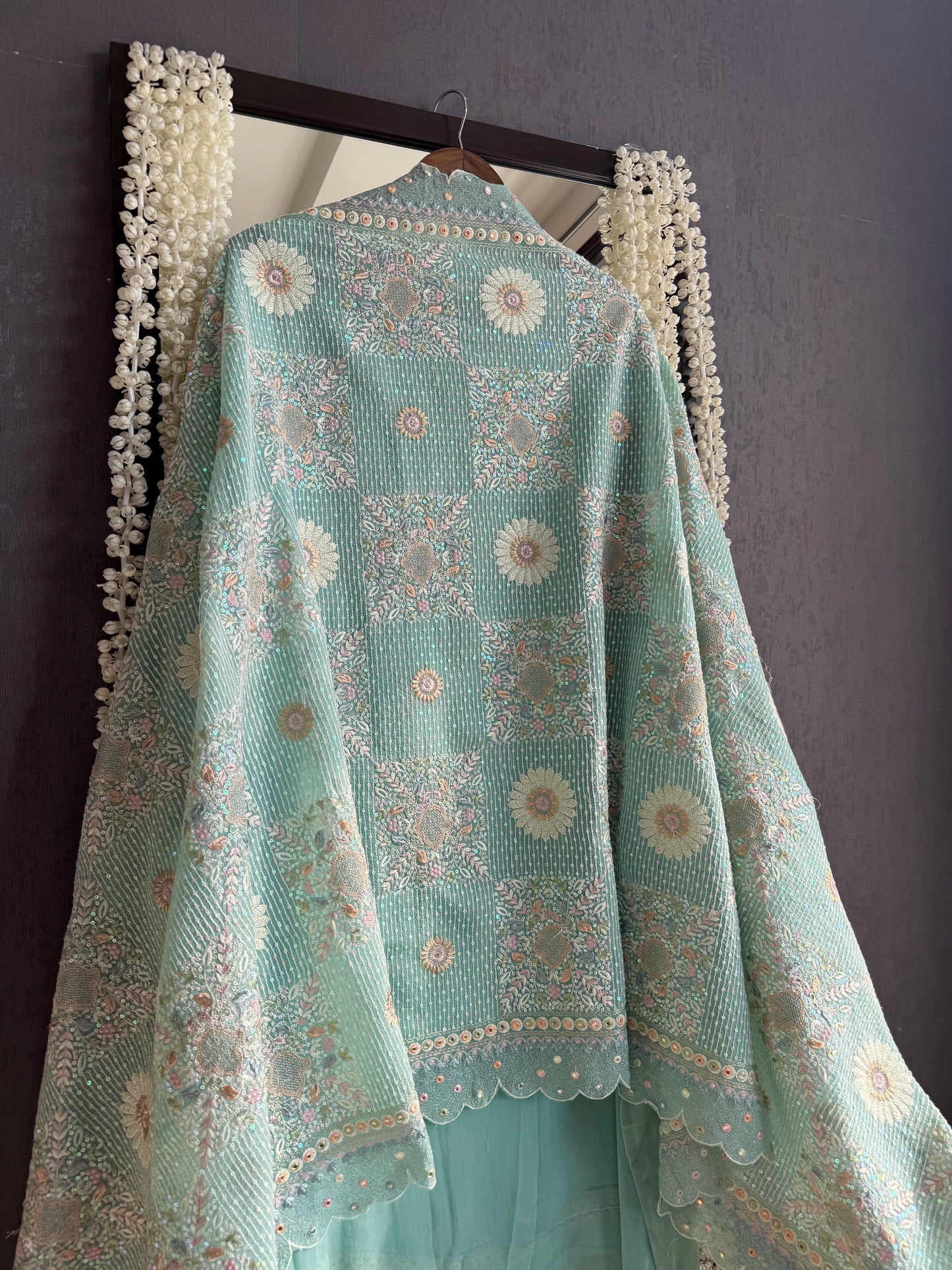 Lucknowi chikankari handwork suit