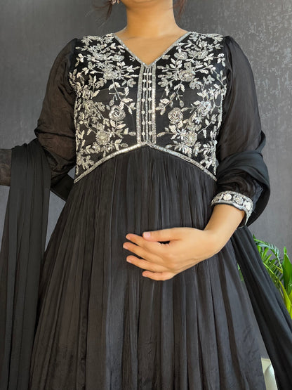Handwork Anarkali suit