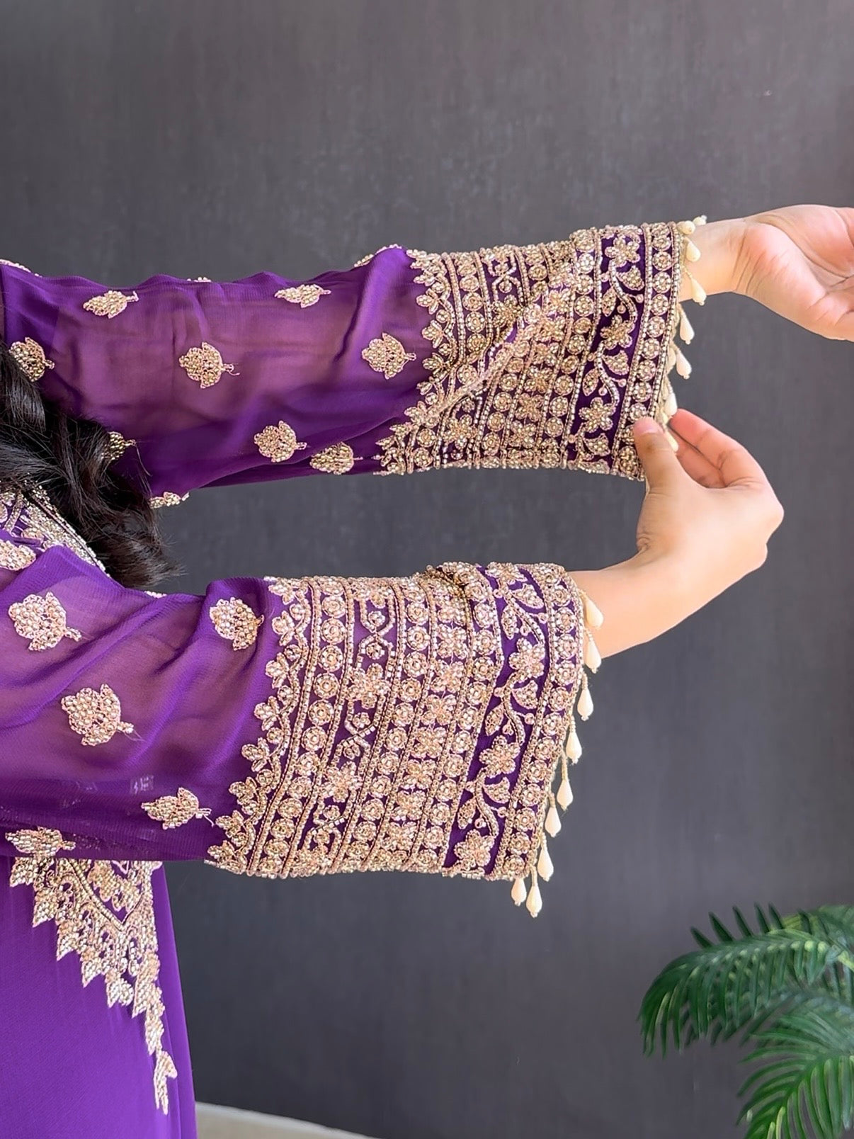 Handwork sharara set