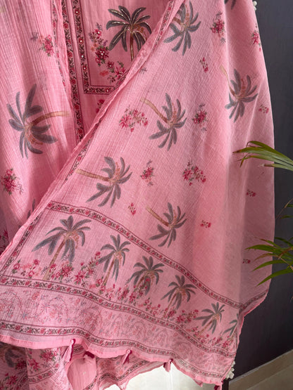 Mulmul cotton tropical suit