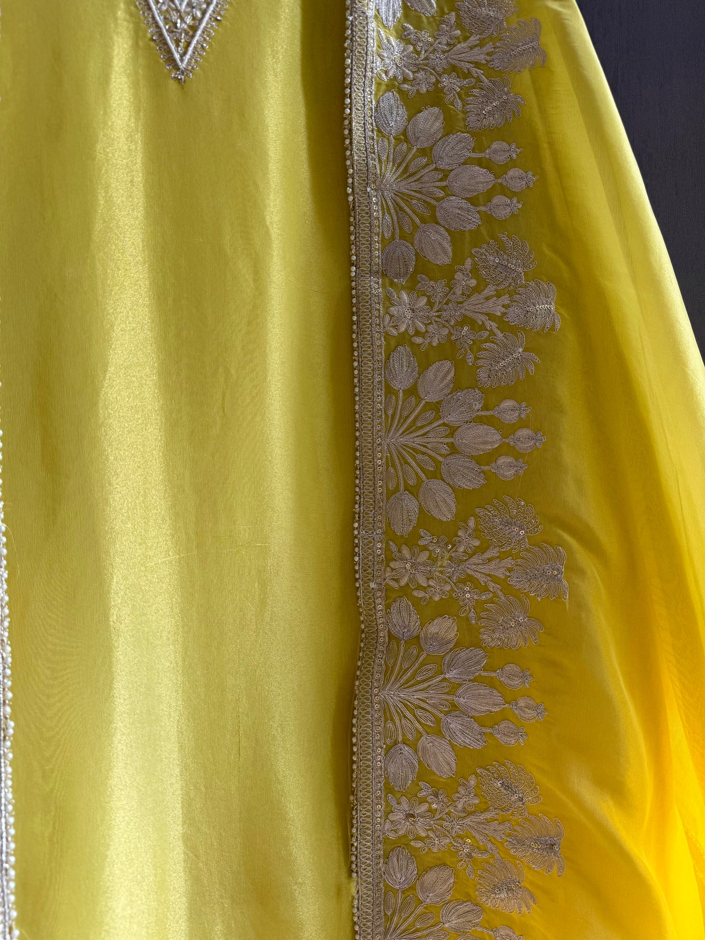 Luxurious Aari work handwork suit
