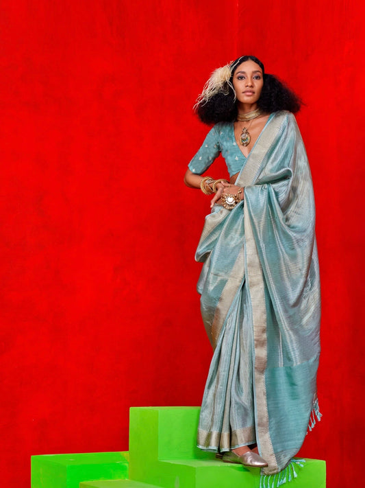 Soft tissue benarsi saree