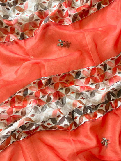 Gotta patti organza suit