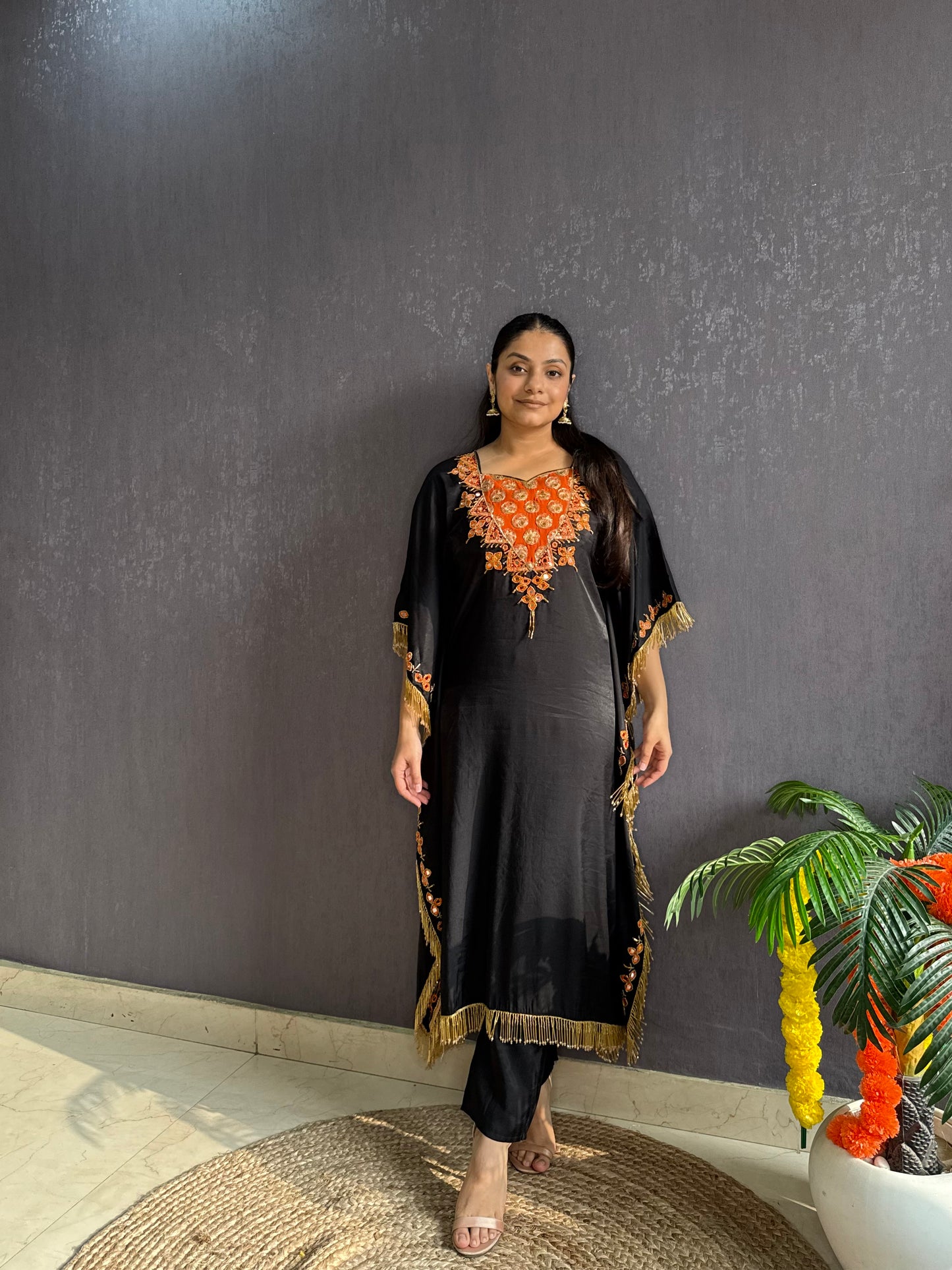 Handwork Sheesha kaftan set