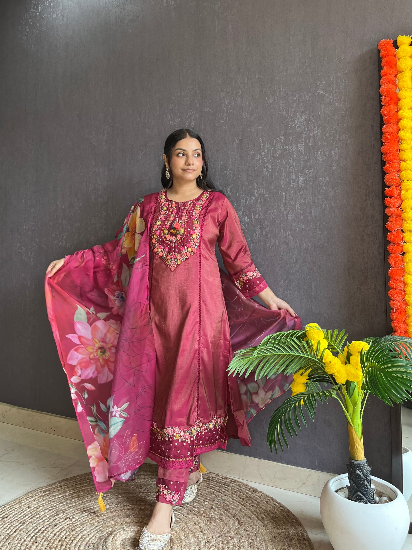 Aline Pakistani Handwork suit