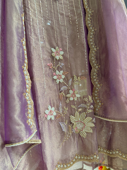 Premium Crush Tissue handwork suit
