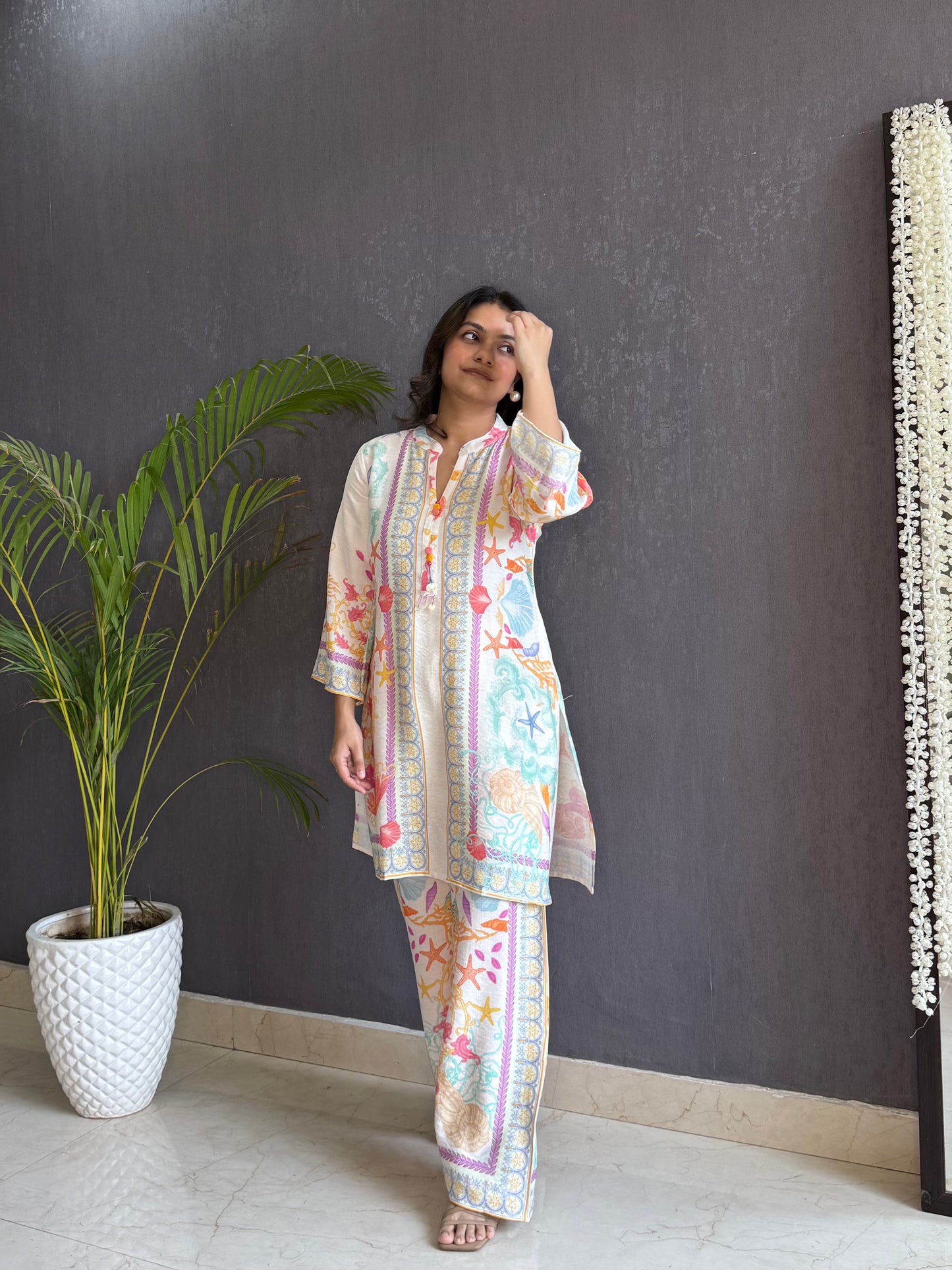 Modal cotton aquatic Coord set