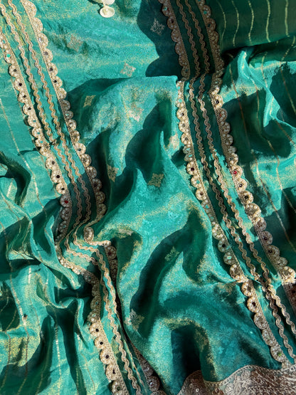 Mirror Benarsi Tissue silk suit