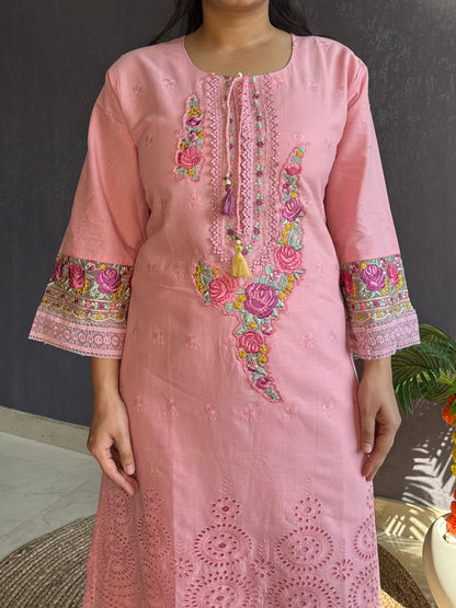 Pakistani schiffili designer suit