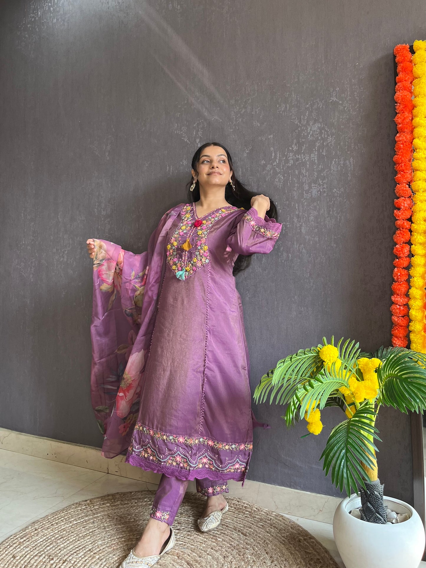 Aline Pakistani Handwork suit