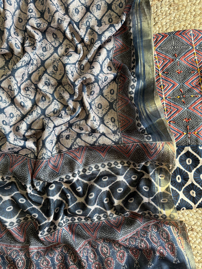 Pure cotton ajrakh suits