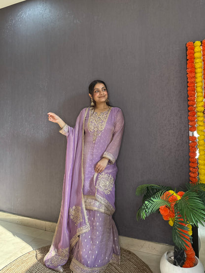 Luxurious Benarsi sharara set