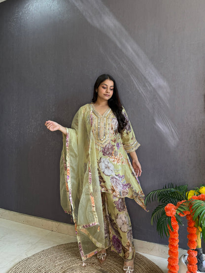 Mirrorwork Pakistani Suit