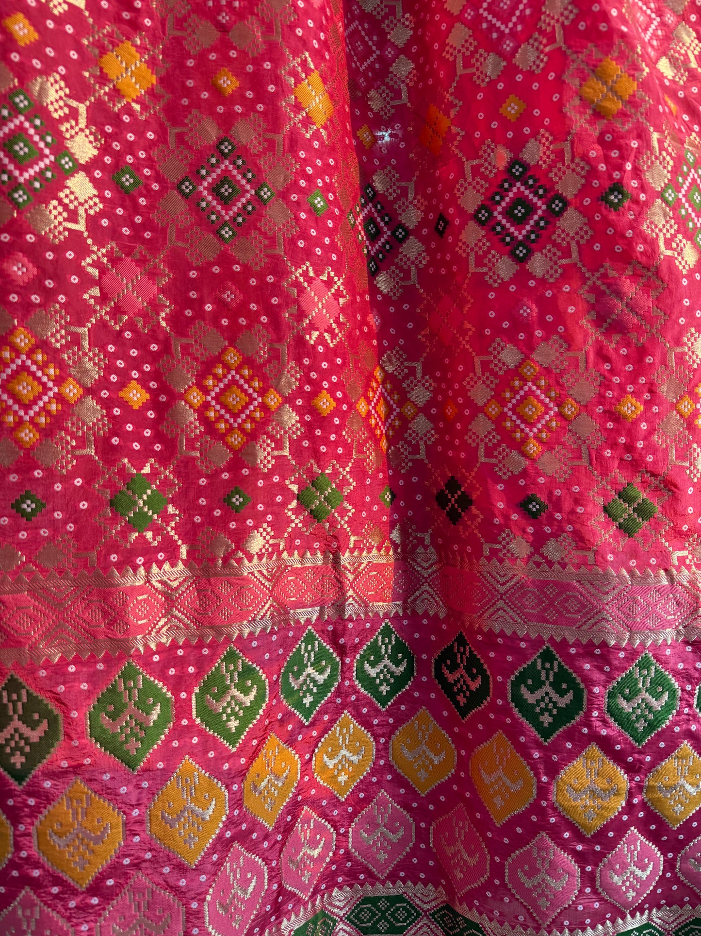 Luxurious patola kanjivaram silk suit
