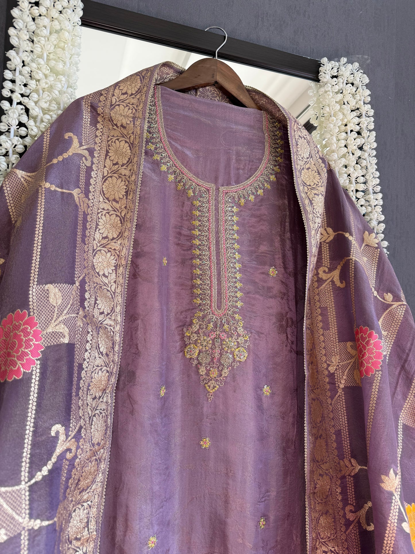 Kanjivaram silk suit