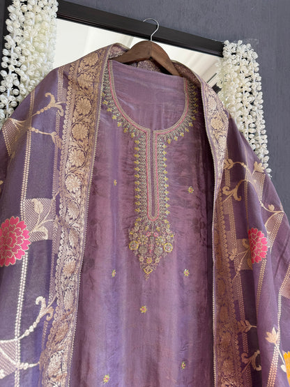 Kanjivaram silk suit