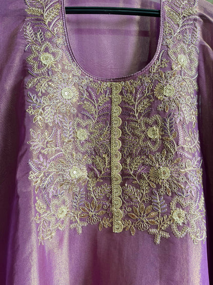 Luxurious Marori aari work suit