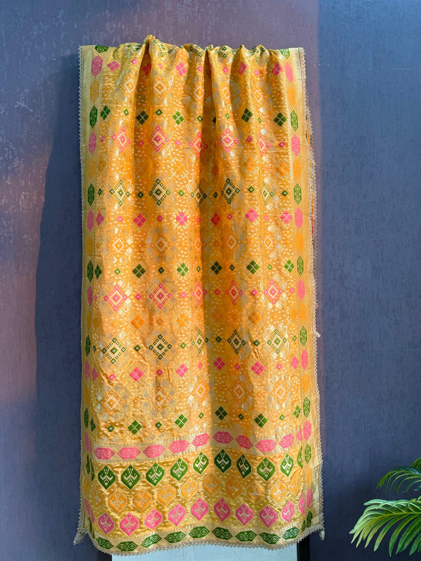Luxurious patola kanjivaram silk suit