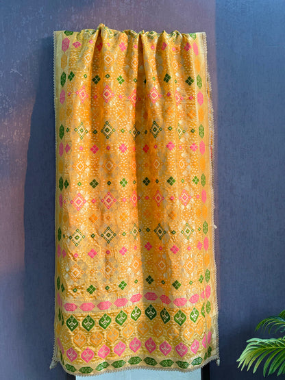 Luxurious patola kanjivaram silk suit