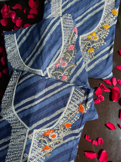 Mulmul cotton handwork suits