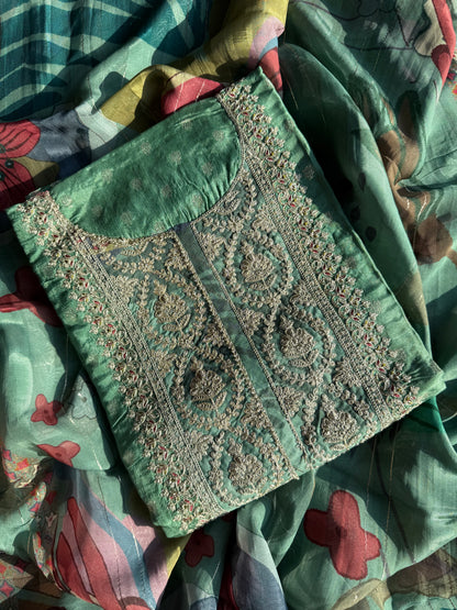 Benarsi aari work suit