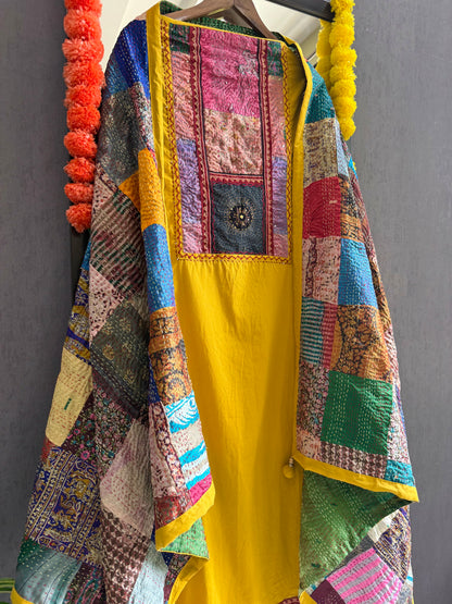 Pure cotton kantha patchwork suits