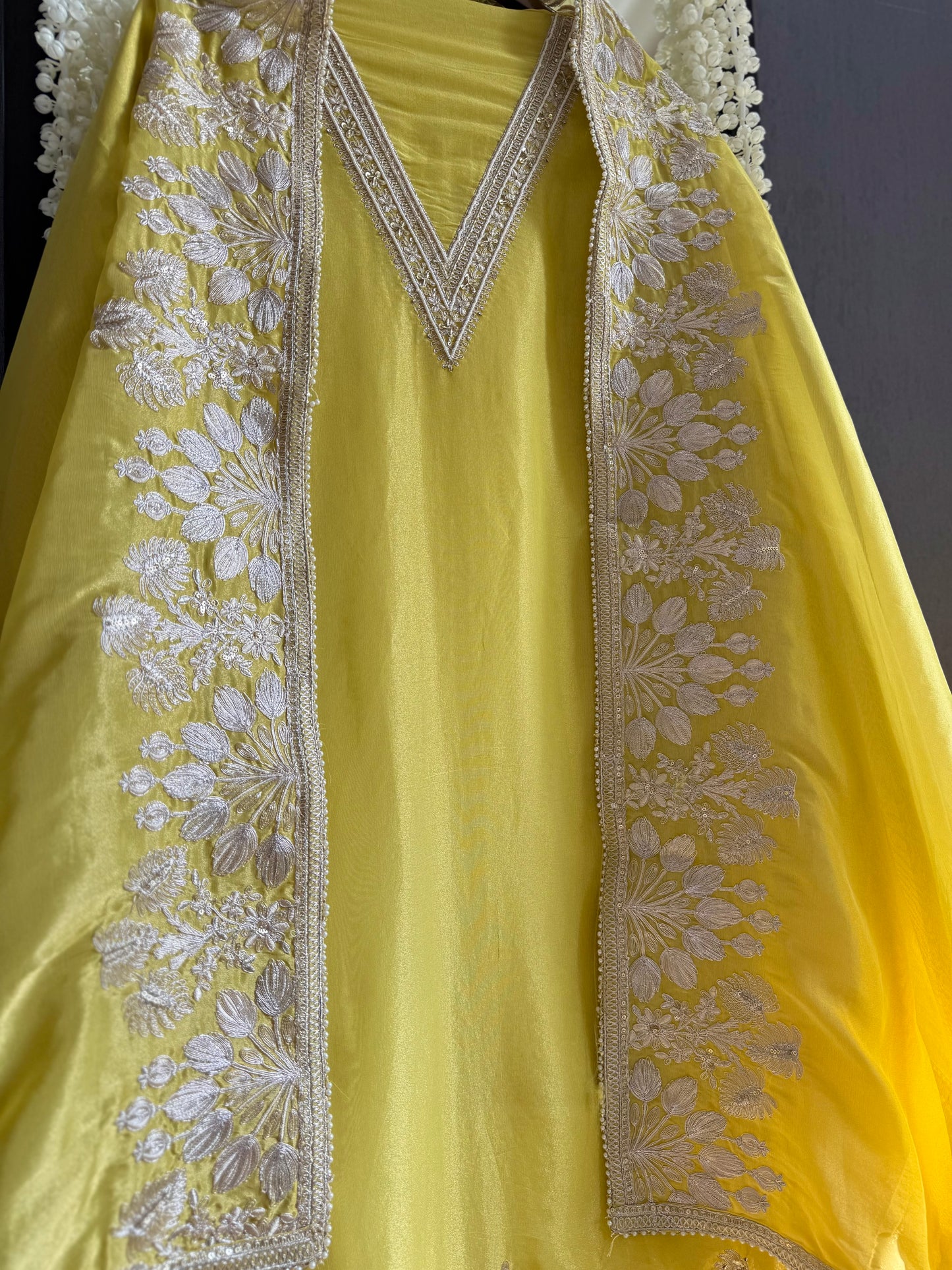Luxurious Aari work handwork suit
