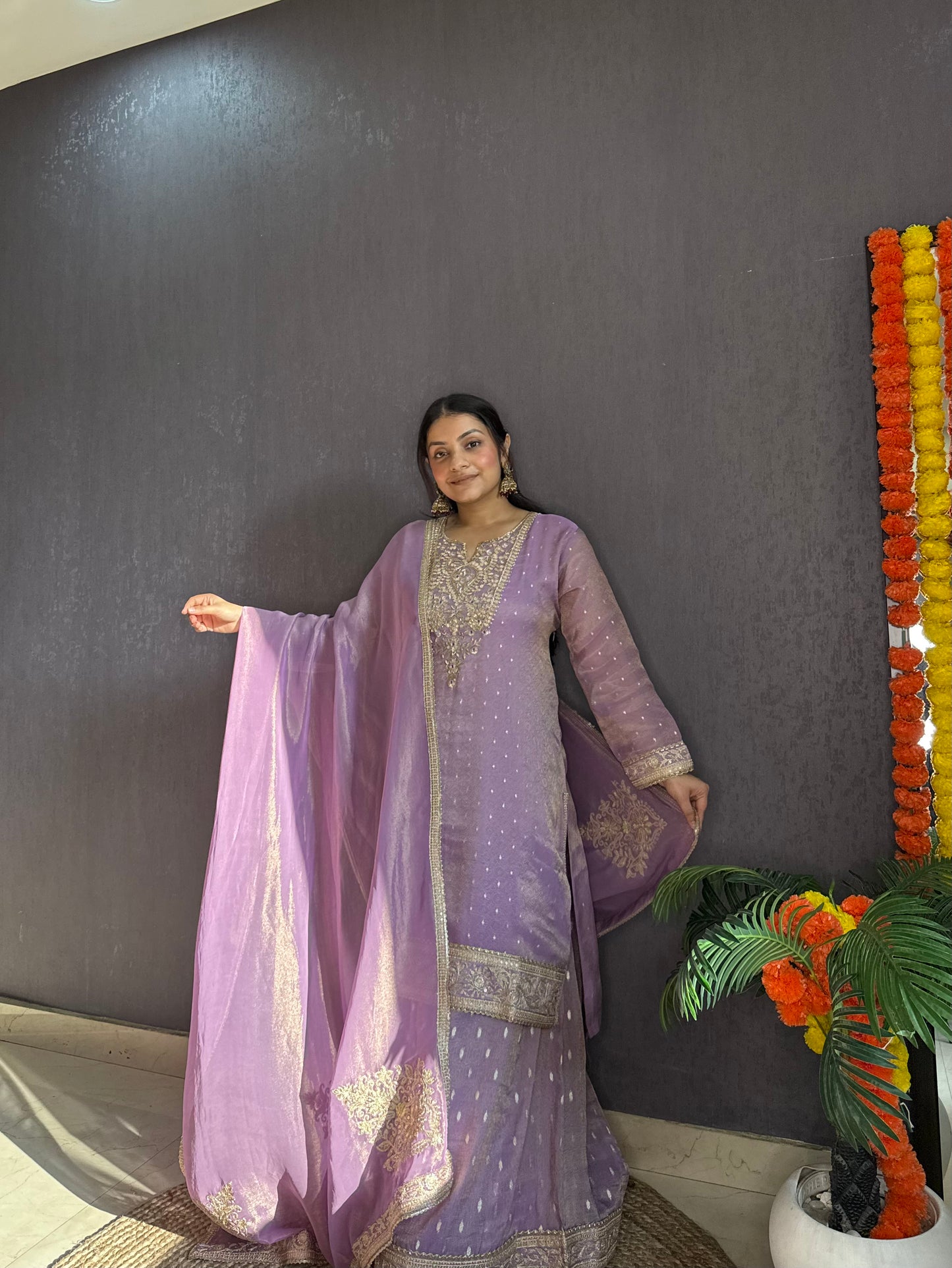 Luxurious Benarsi sharara set