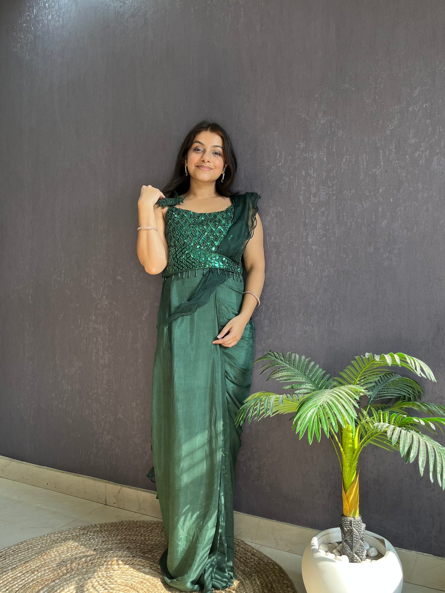 Draped Gown Saree