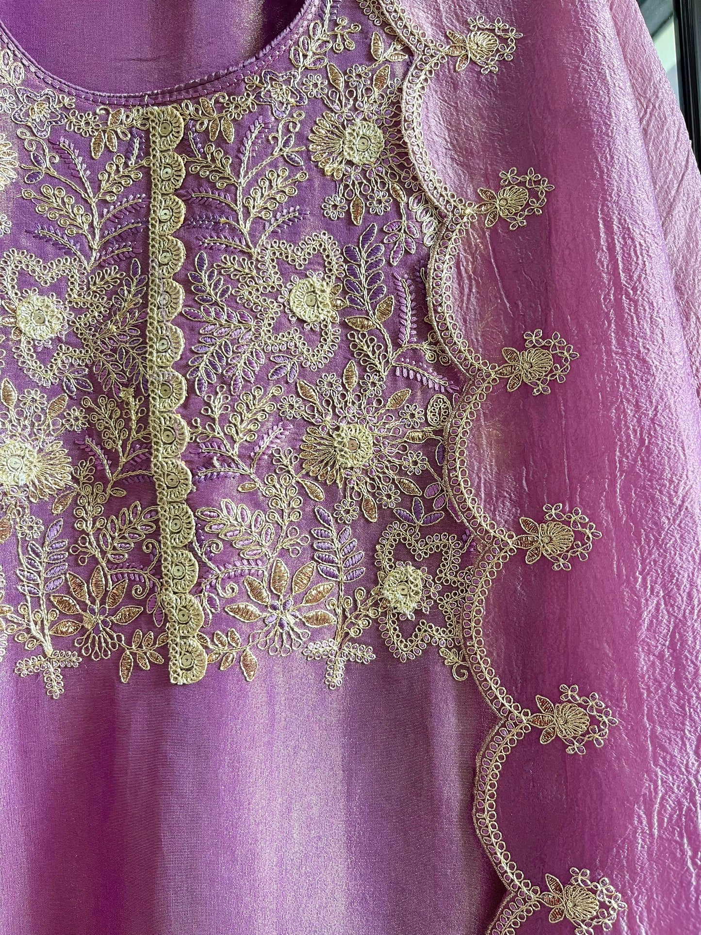 Luxurious Marori aari work suit
