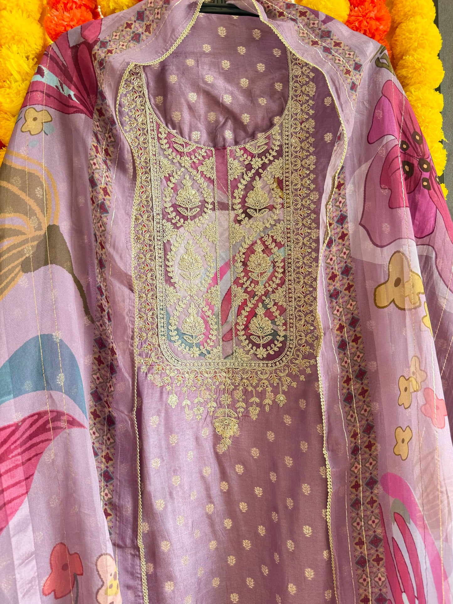 Benarsi aari work suit