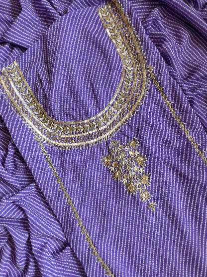 Punjabi Bandhani handwork suits