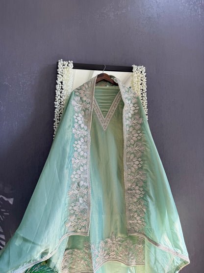 Luxurious Aari work handwork suit