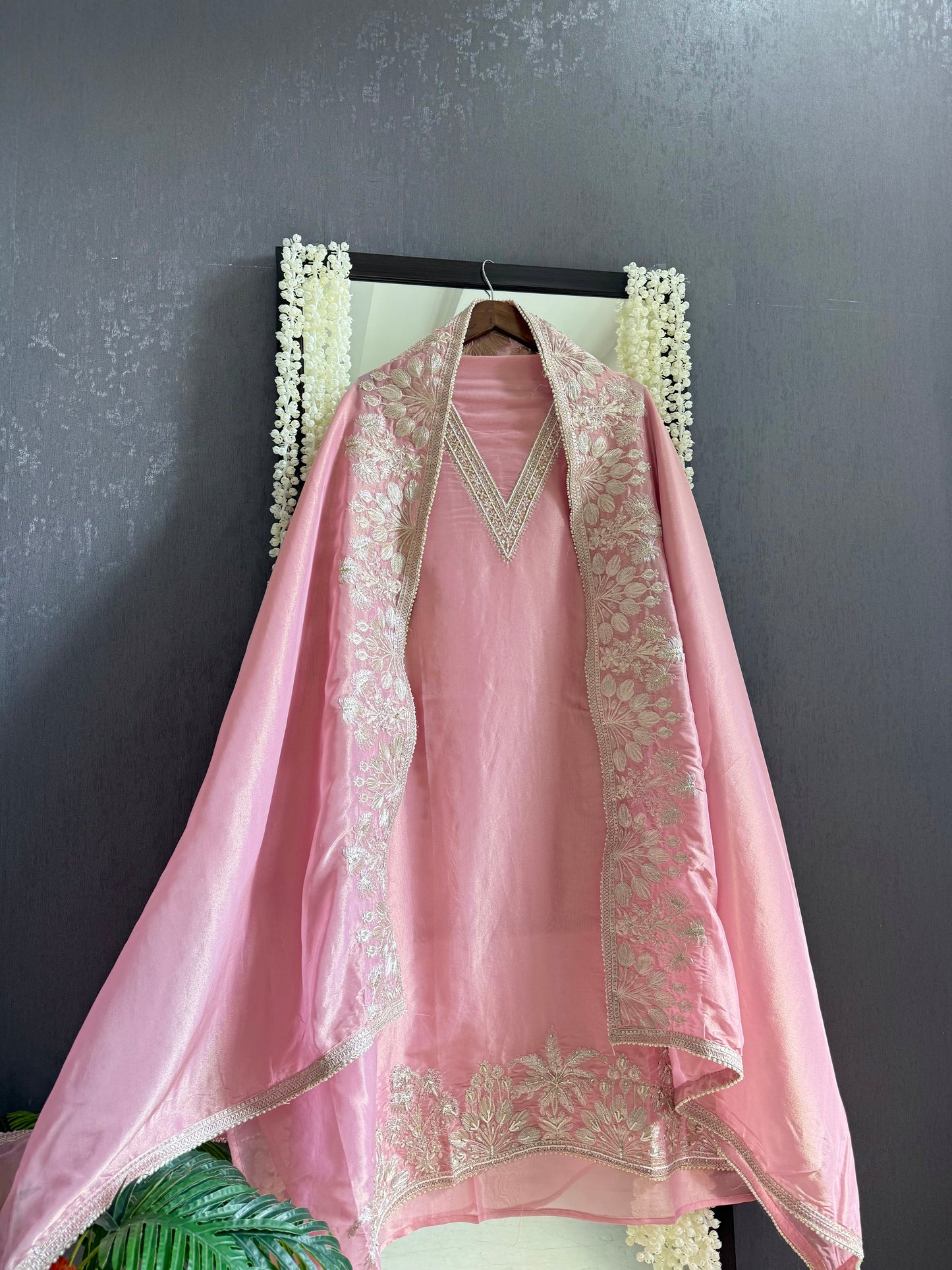 Luxurious Aari work handwork suit